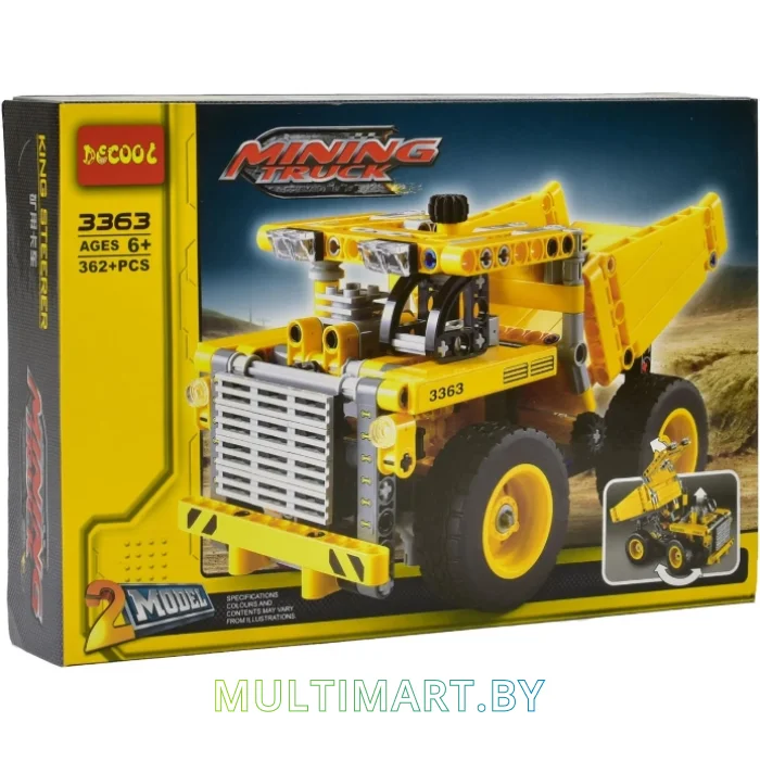 Конструктор Decool 3363 Самосвал (362 детали)